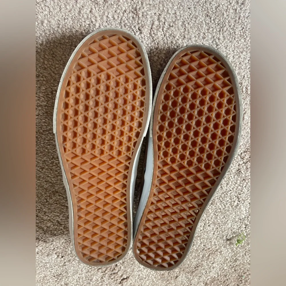 Vans Brown Canvas Lace-Up Sneakers